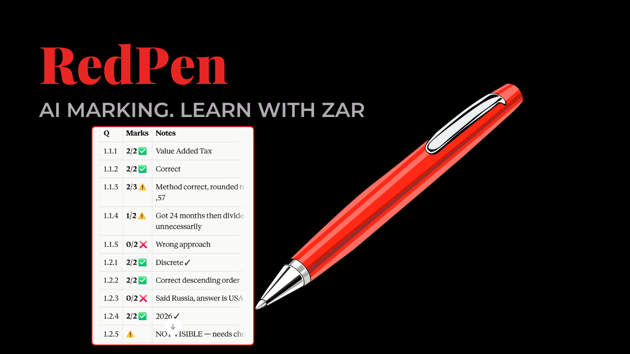 RedPen AI Marking Tool